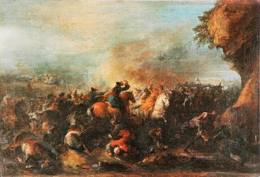 Combat entre Turcs et chrétiens